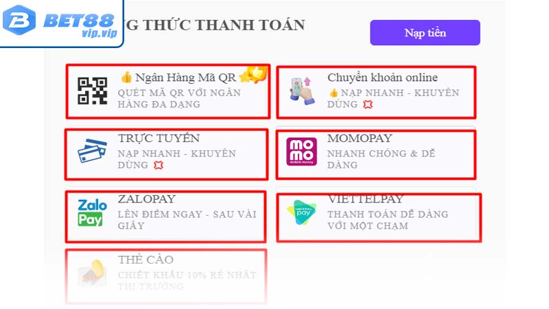 Chọn phương thức giao dịch phù hợp